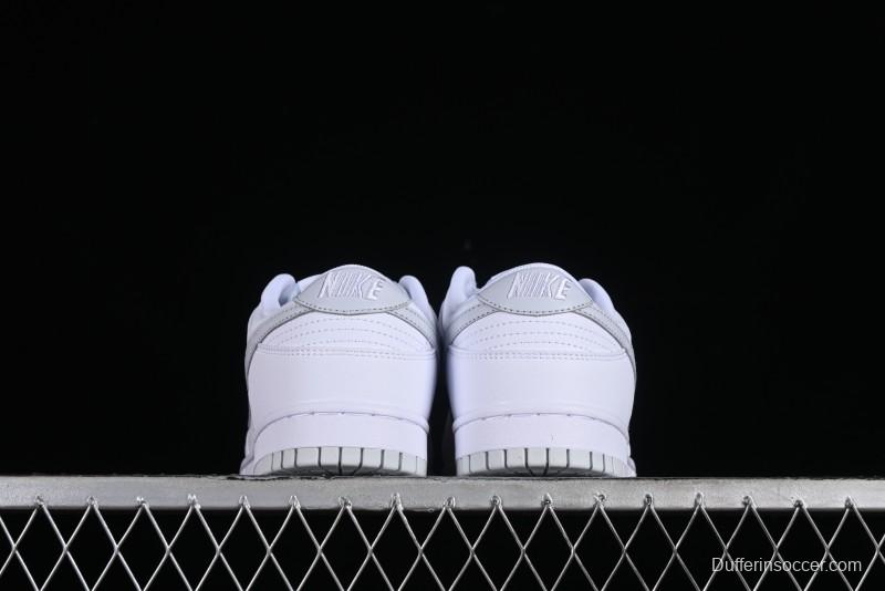 Nike SB Dunk Low All-White Low-Top Casual Skate Shoes - DV0831-101