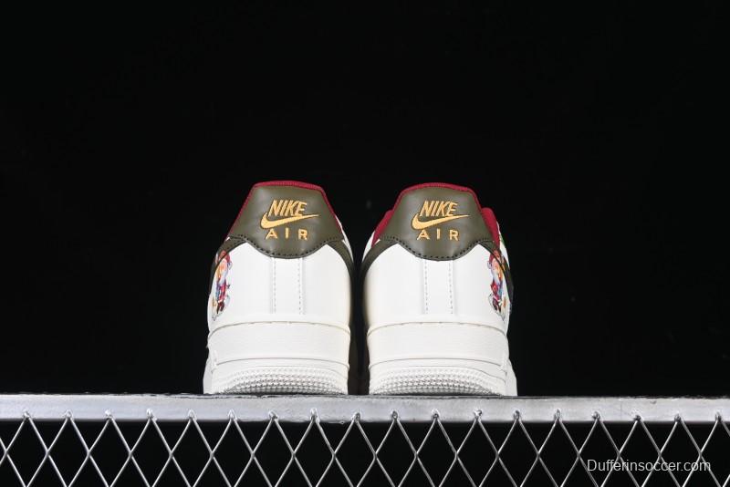 Nike Air Force 1 '07 Low Custom Christmas Party Casual Sneakers - DM0970-132