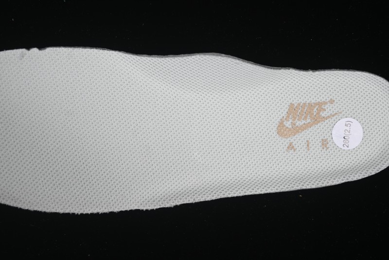 Nike Air Force 1 '07 Low QR Code Metallic Gold Star Sneakers Low-Top Casual Shoes - CU1836-965