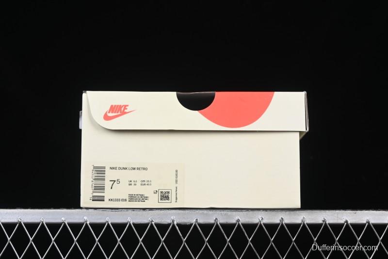 Nike SB Dunk Low FOG Collaboration - Anniversary High-End Custom Low-Top Casual Sneakers - KK1333-016