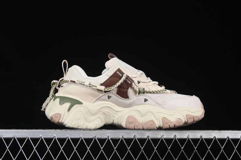 Fila Fusion Retro Mars Running Shoes with Lace-Up Design and Cushioned EVA Midsole - F12W432101FTP
