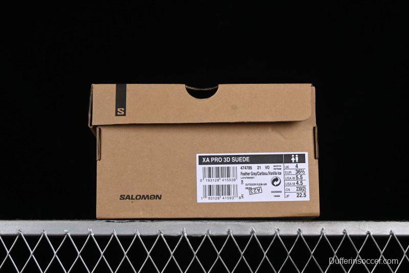 Salomon XA PRO 3D Suede Outdoor Trail Running Shoes with SENSIFIT and 3D ADVANCED CHASSIS - 474785-21