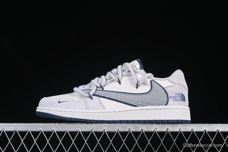 Nike Air Jordan 1 Low OG SP Travis Scott x Fragment Design Collaboration Sneakers - XX3318-515