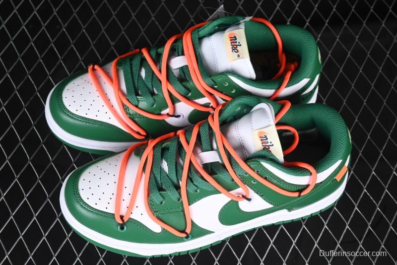 Off-White x Futura x Nike Dunk Low OW Collaboration Sneakers - CT0856-100