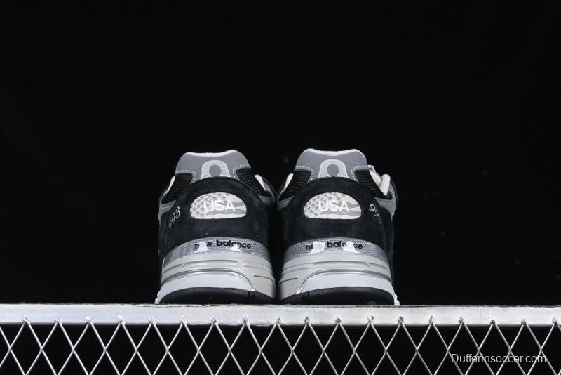 New Balance Made In USA M993 Series Classic Retro Casual Running Shoes - MR993BK