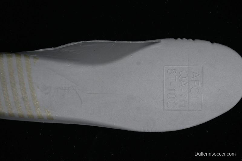 Nike Air Force 1 '07 Low Witch Collaboration Custom Leather Sneakers with Skull Design and Gradient White-Blue - CW2288-111