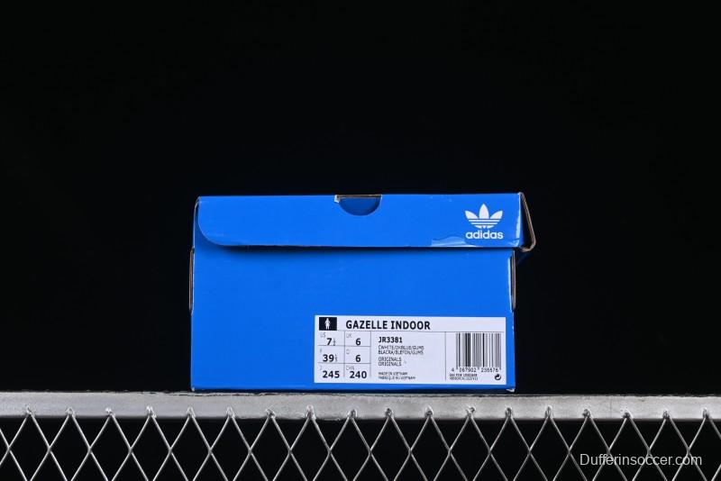 Adidas Originals Gazelle Indoor JR3381 Retro Casual Slip-Resistant Wear-Resistant Low-Top Sneakers