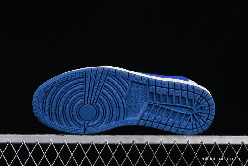 Nike Travis Scott x Air Jordan 1 Low OG AJ1 Reverse Swoosh Sneakers - DM7866-104