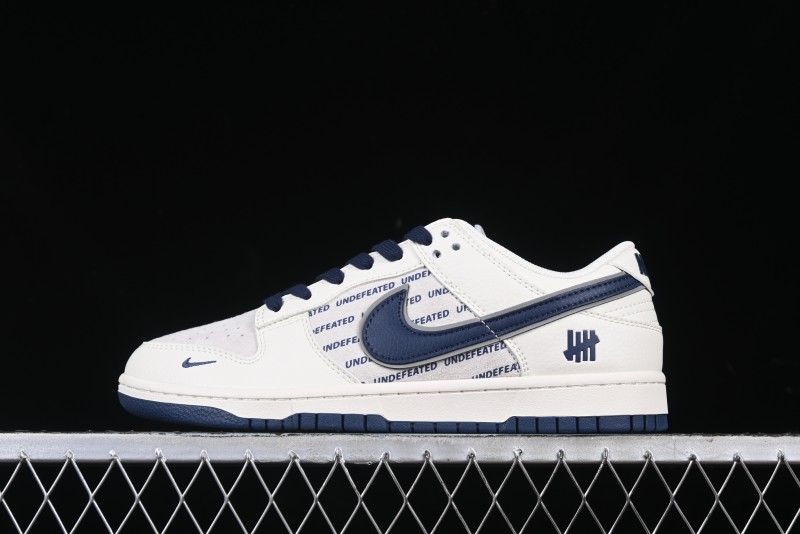 Nike SB Dunk Low UN Collaboration - Dark Blue Anniversary High-End Custom Low-Top Casual Sneakers - XX2026-666