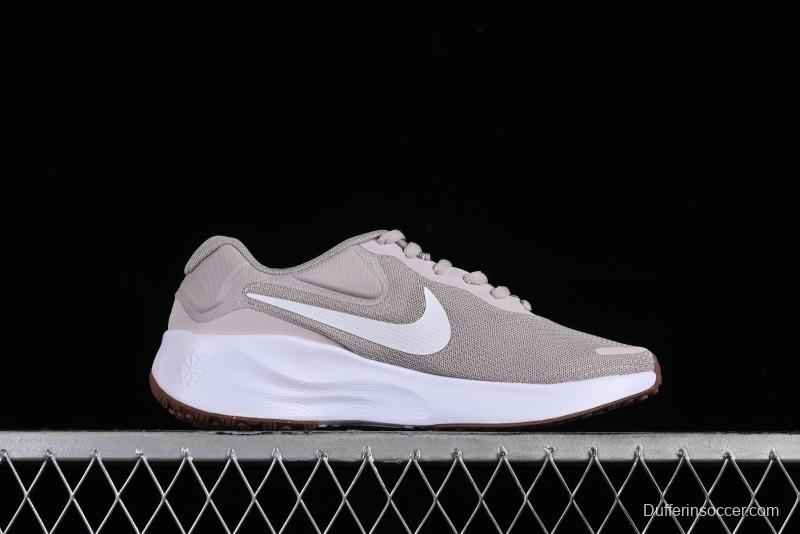 Nike Revolution 7 Wide Low-Top Running Shoes with Breathable Mesh and Durable Cushioning - FB2208-007