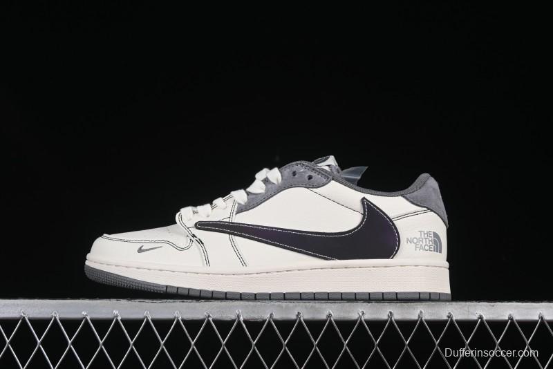 Nike Travis Scott x Fragment Design x Air Jordan 1 Low OG SP AJ1 Low Top Casual Sneakers - XS6089-501