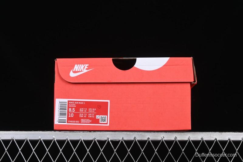 Nike Air Max 1 Retro Running Shoes with Half-Sole Air Cushion - FV6530-002