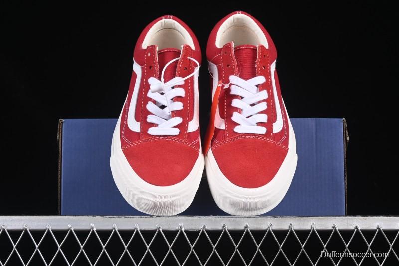 Vans Premium Old Skool 36 Retro Skate Shoes with Full-Grain Leather and Cushioned Insole - VN000D569IJ