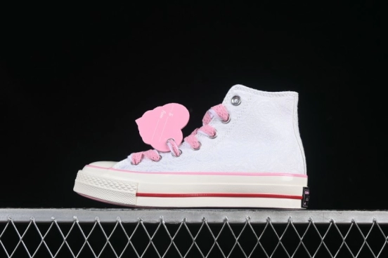 Converse Chuck 70 Valentine's Day Rose High Top Casual Sneakers - A14798C