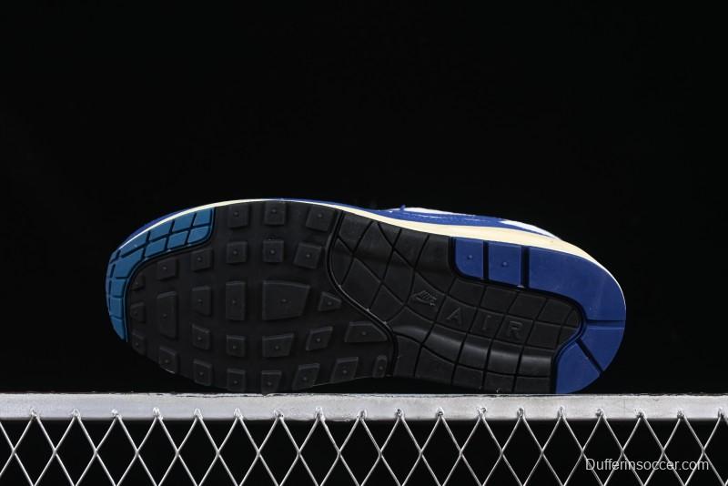 Nike Air Max 1 Retro Running Shoes with Half-Sole Air Cushion - FQ8048-133