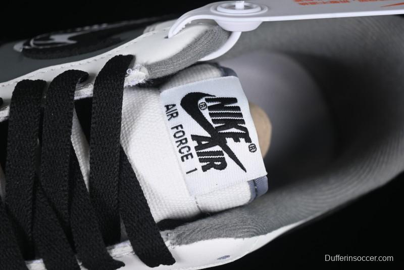 Nike Air Force 1 MVP "Rock Plan" Custom Edition - Black & White