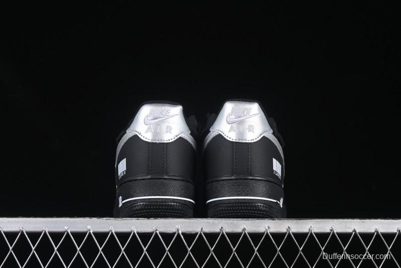 Nike Air Force 1'07 Low Silver Wing Panda Casual Sneakers with Strap - ZH0316-064