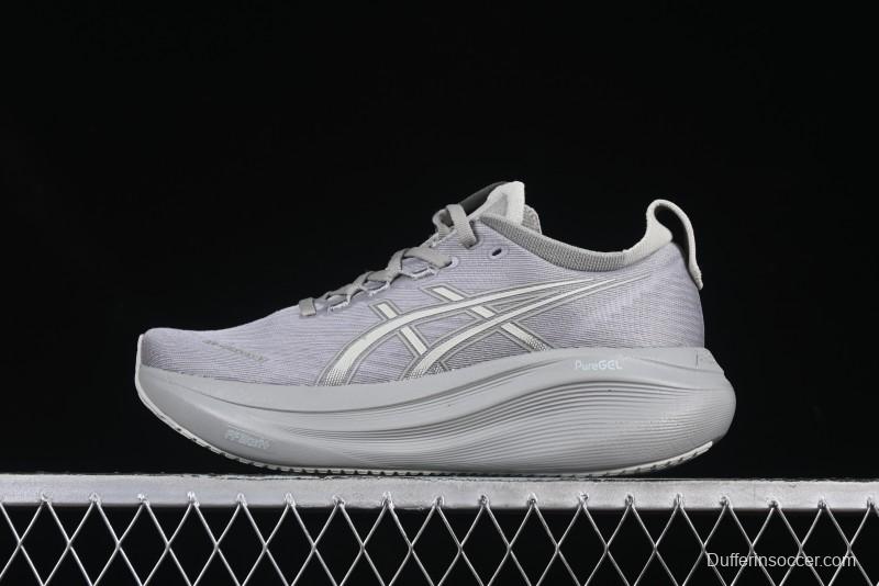 Asics Gel-Nimbus 27 Retro Breathable Casual Shoes Cushioned Men's Durable Running Shoes - 1011B958-020
