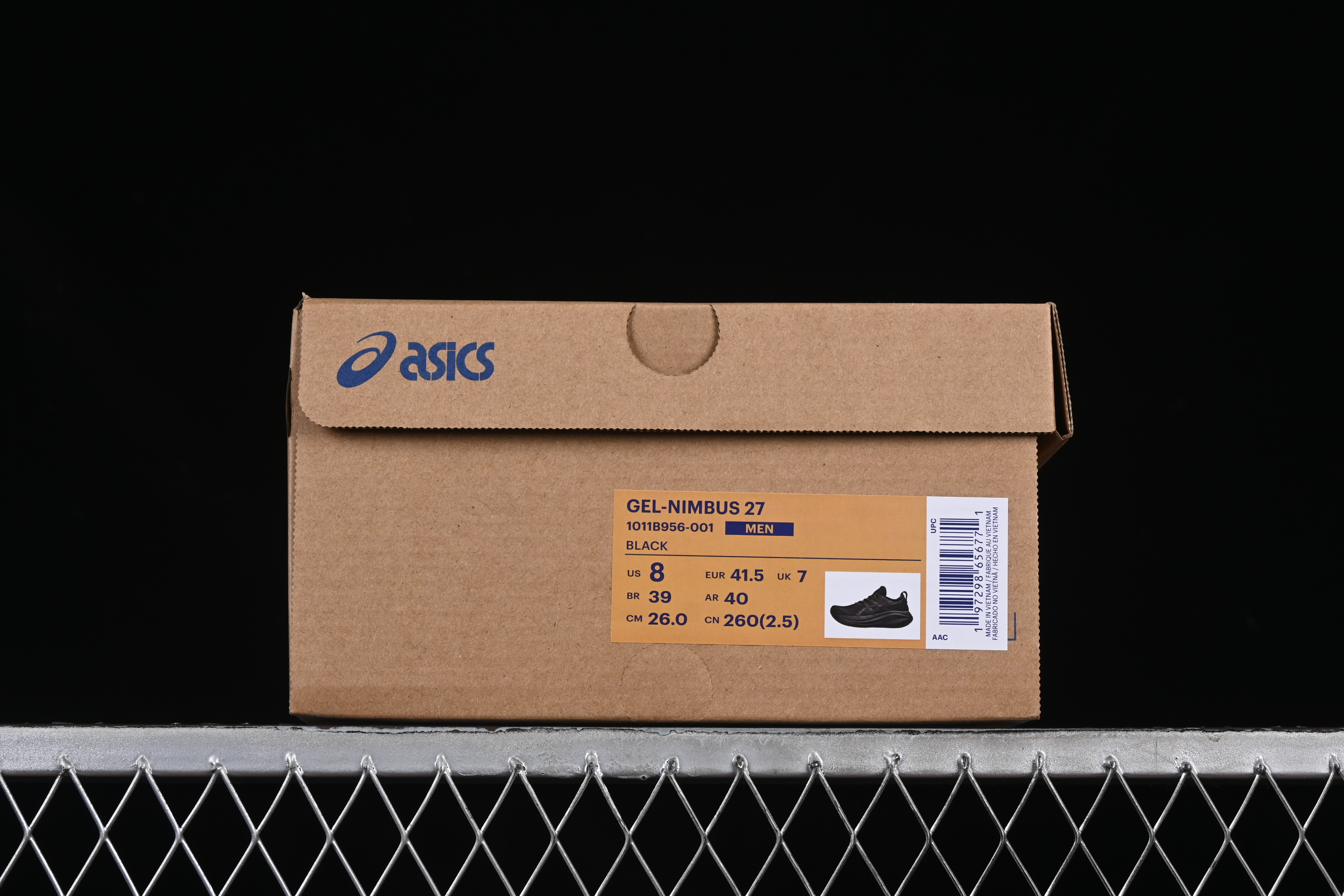 Asics Gel-Nimbus 27 Retro Breathable Casual Shoes Cushioned Men's Durable Running Shoes - 1011B958-001