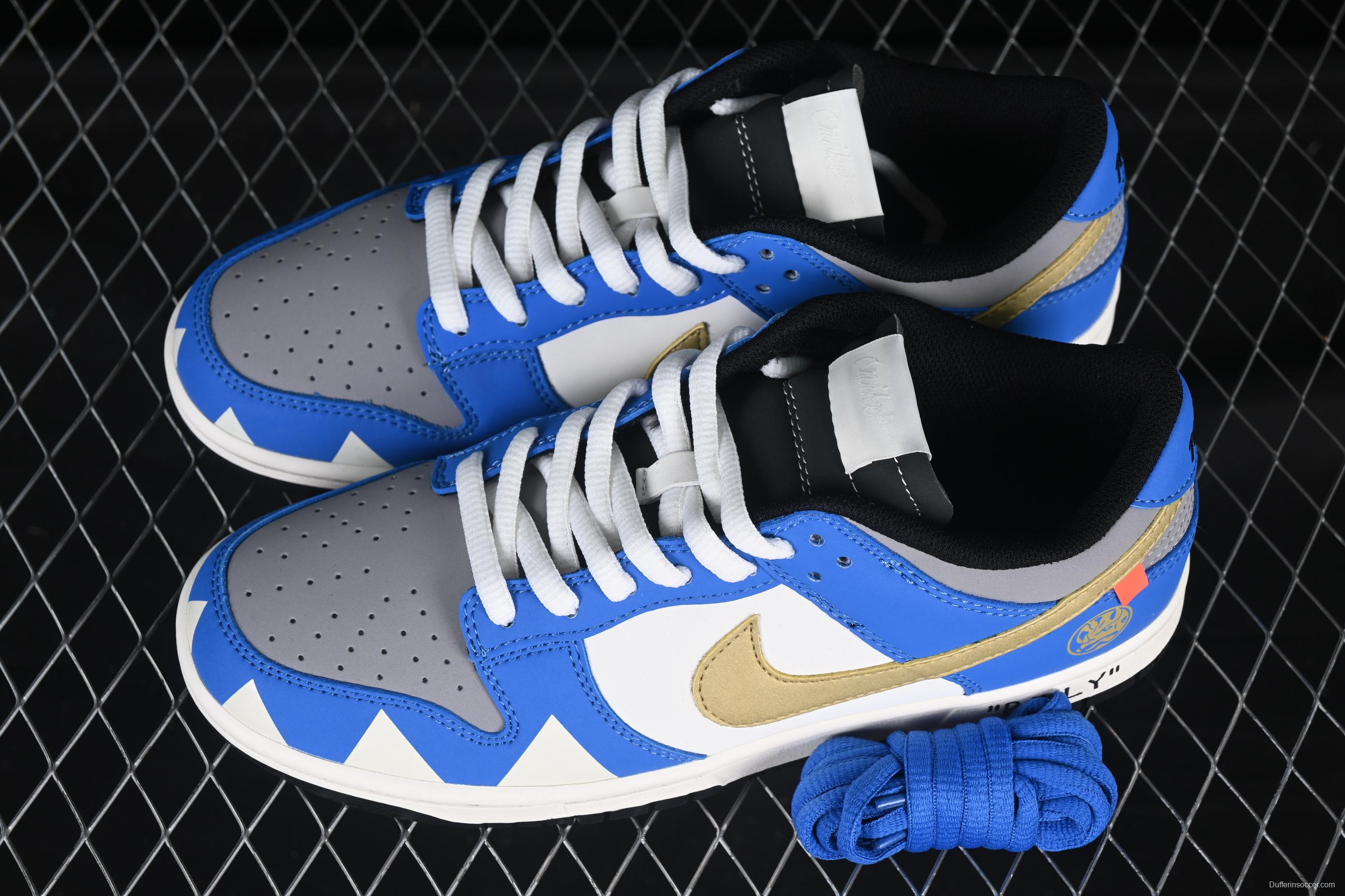 Nike SB Dunk Low Power Rangers Triassic Colorway Low-Top Casual Skateboarding Shoes - ZZ1998-007