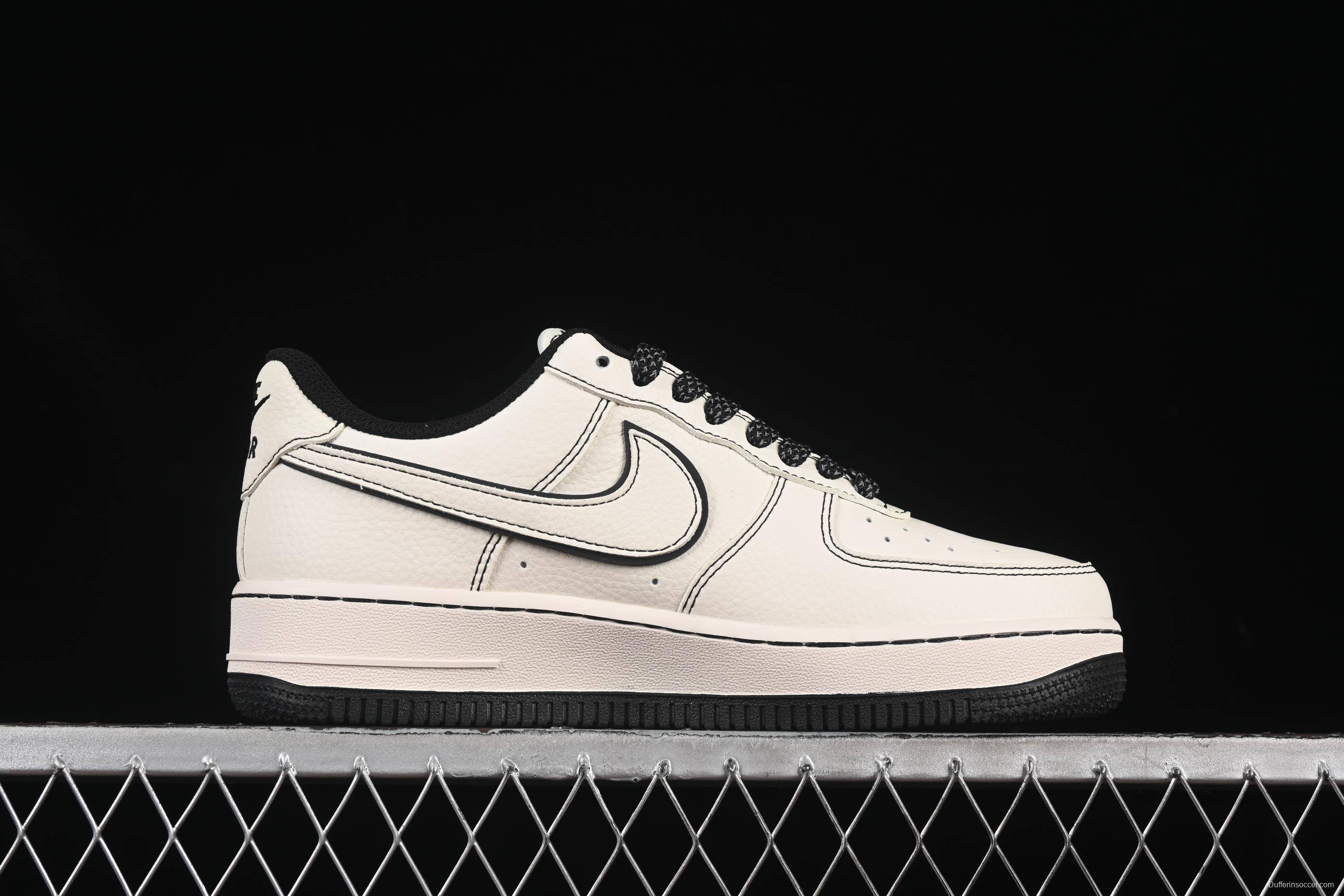 Nike Air Force 1 '07 Low Bape Collaboration Black Line Starry Sky Casual Sneakers - HH7518-067