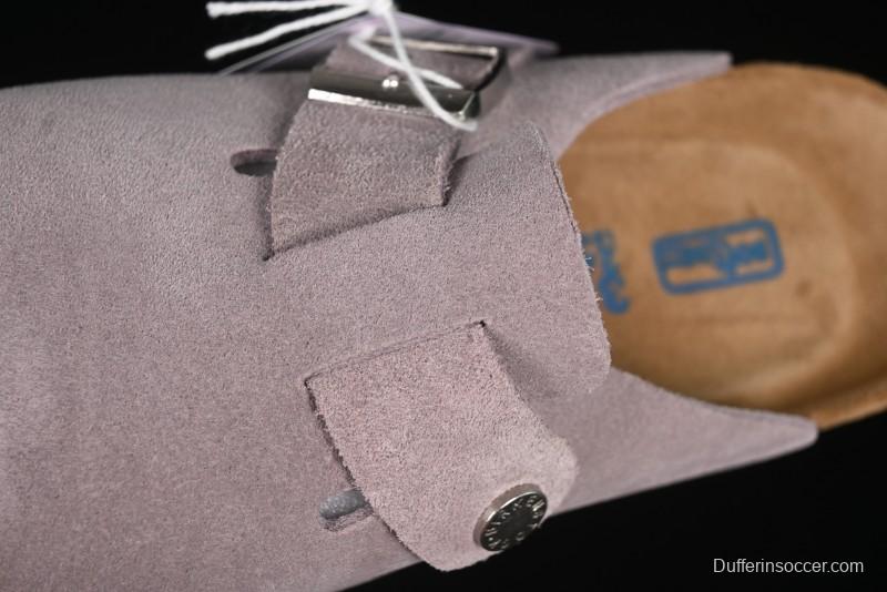 Birkenstock Arizona Soft Footbed Sandals with Suede Leather and Lambswool Lining - G.D4