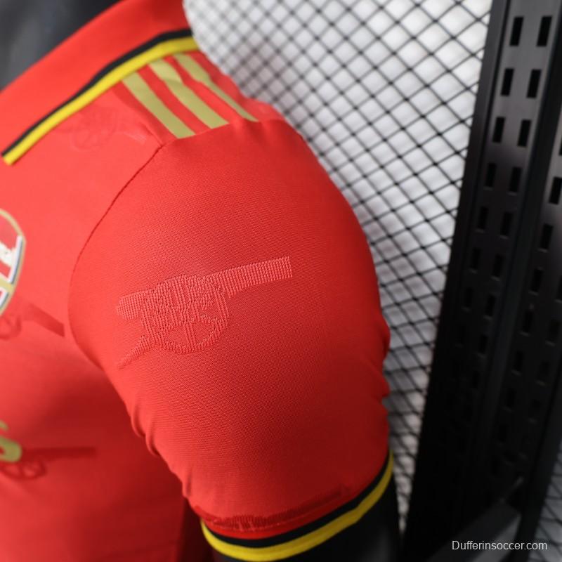 Player Version 25/26 Arsenal Red with Classic Design Jersey