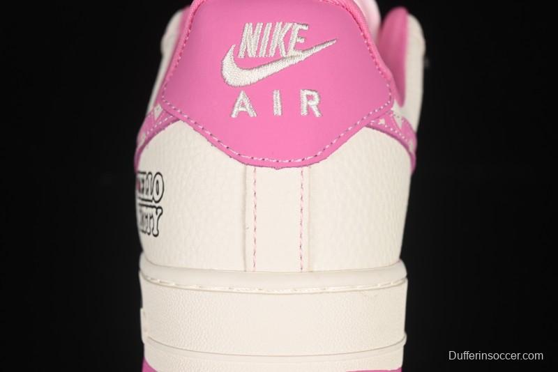 Nike Air Force 1 '07 Low Cartoon Cat Collaboration Pink Cartoon Cat Casual Sneakers - KK1988-082
