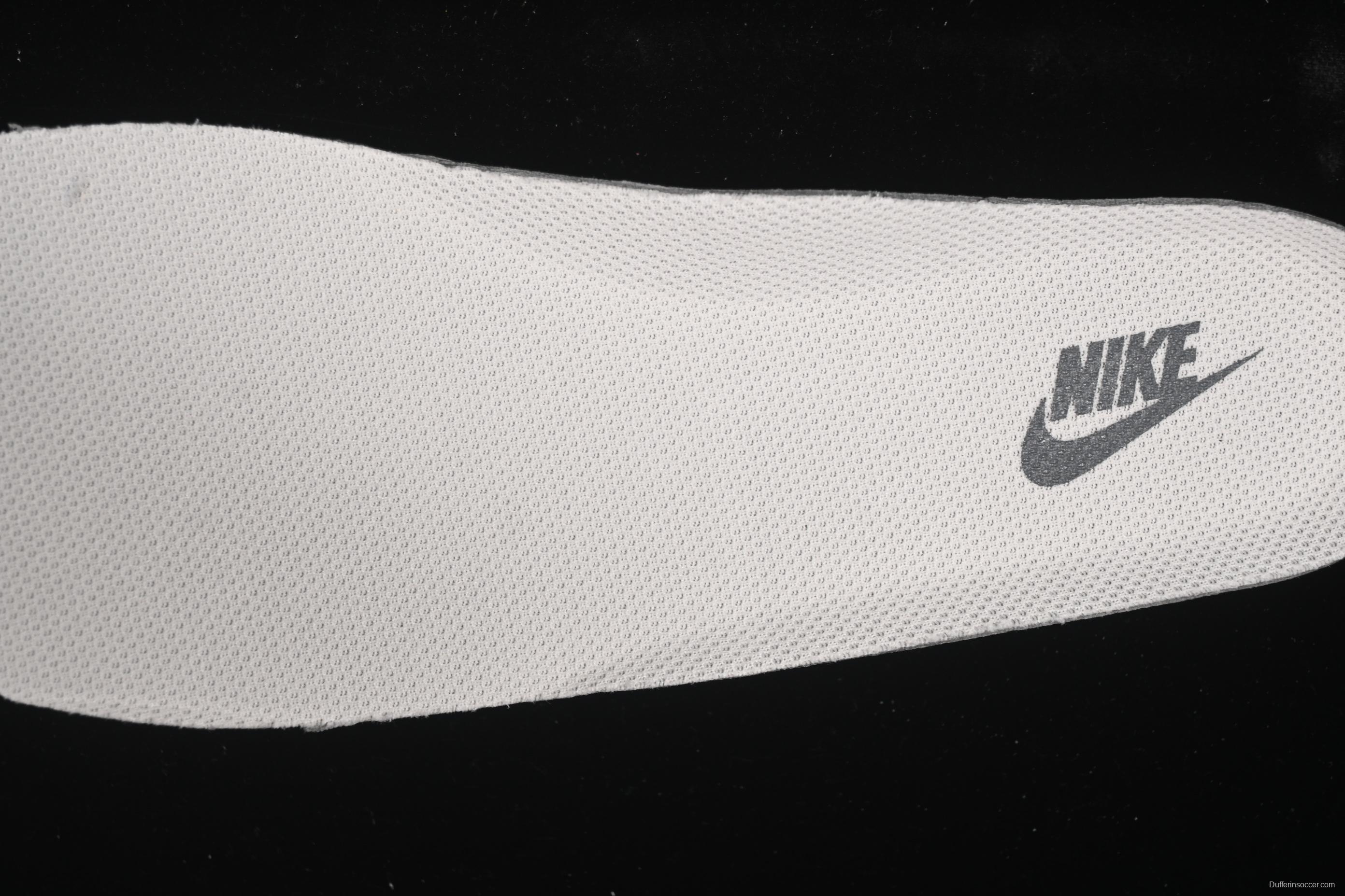 Nike Air Force 1 '07 Low Stussy Collaboration Light Grey Sky Blue Swoosh Casual Sneakers - XS1958-574