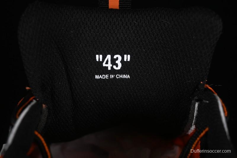 Off-White Be Right Low-Top Lifestyle Sneakers in Grey Orange - X.E5