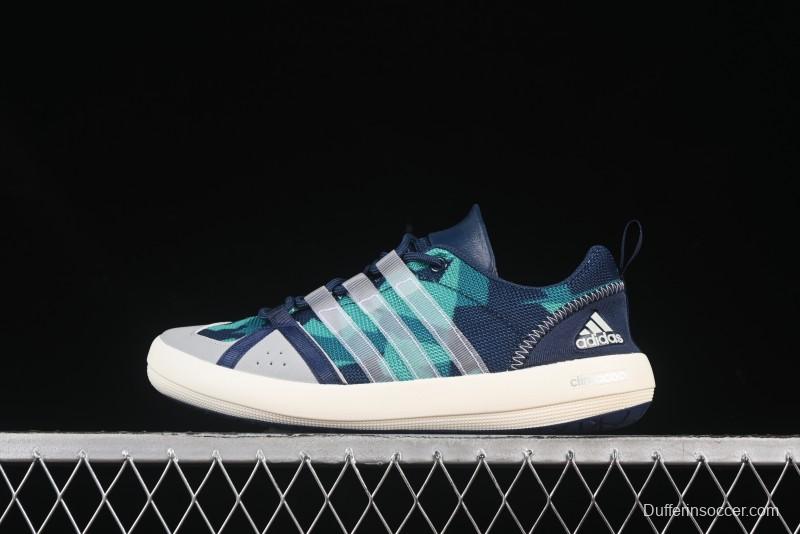 Adidas Climacool Boat Lace Graphic Breathable Cushion Casual Shoes - BA8396