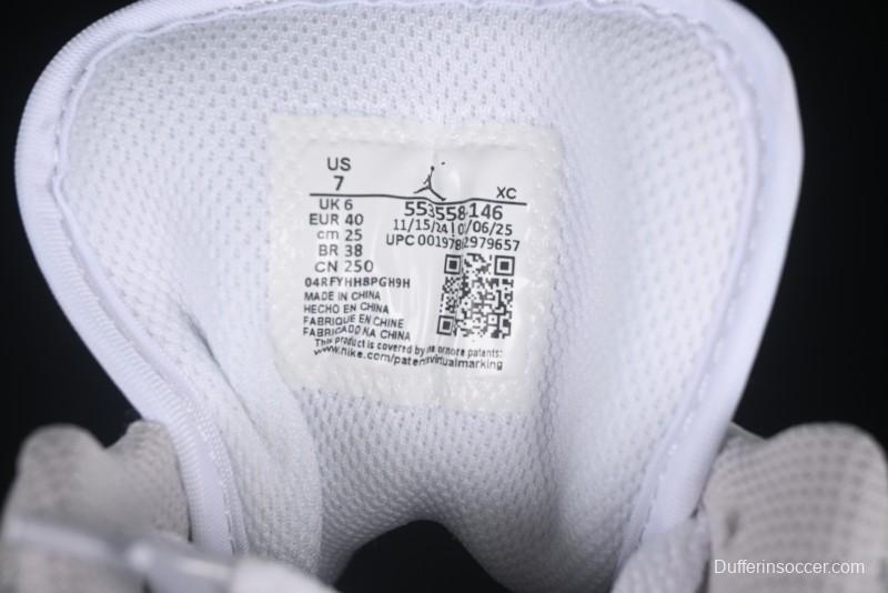 Nike Air Jordan 1 Low AJ1 Casual Sneakers with Blue Swoosh - 553558-146