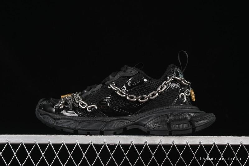 Balenciaga Phantom Sneaker 3XL Running Shoes with Transparent Heel Strap - W3XPL1882