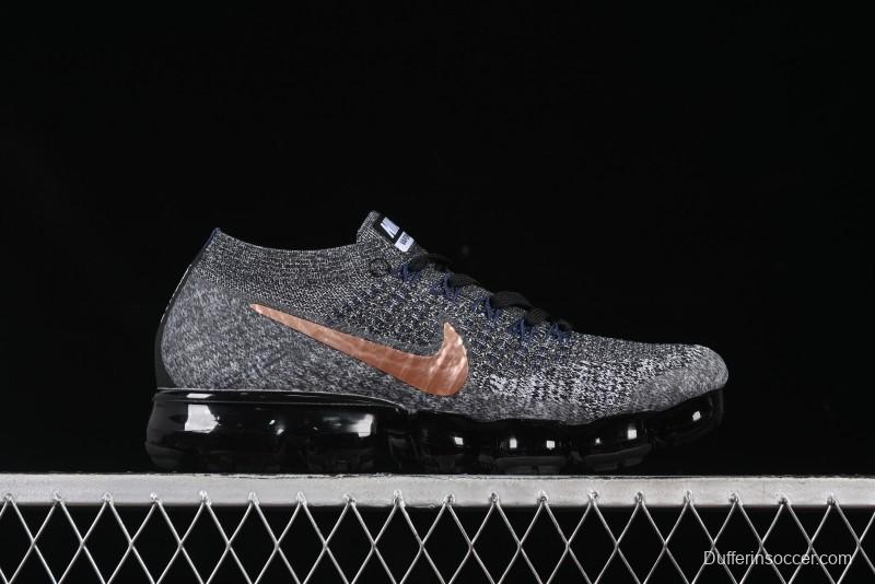 Nike Vapormax Flyknit Breathable Casual Running Shoes with Full-Length Air Cushion - 849558-010