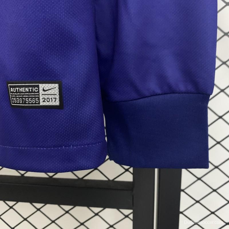 17/18 Retro Barcelona Home Jersey