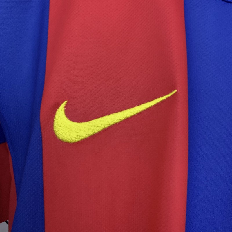 04/05 Retro Barcelona Home Jersey
