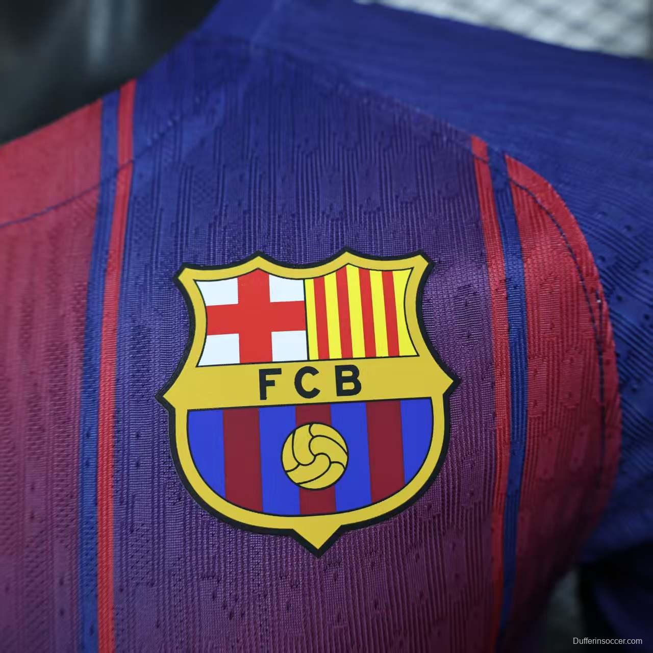 Player Version 25/26 Barcelona Home Jersey