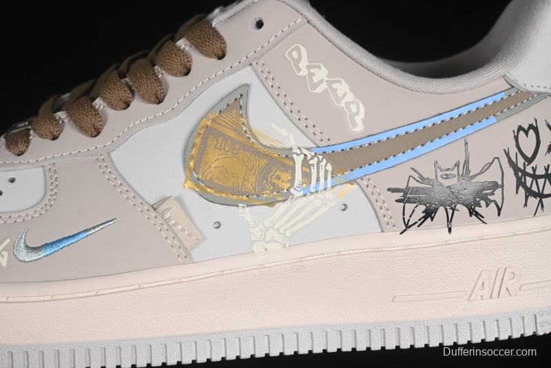 Nike Air Force 1'07 Low Batman DC Comics Series Casual Sneakers - XL2321-111