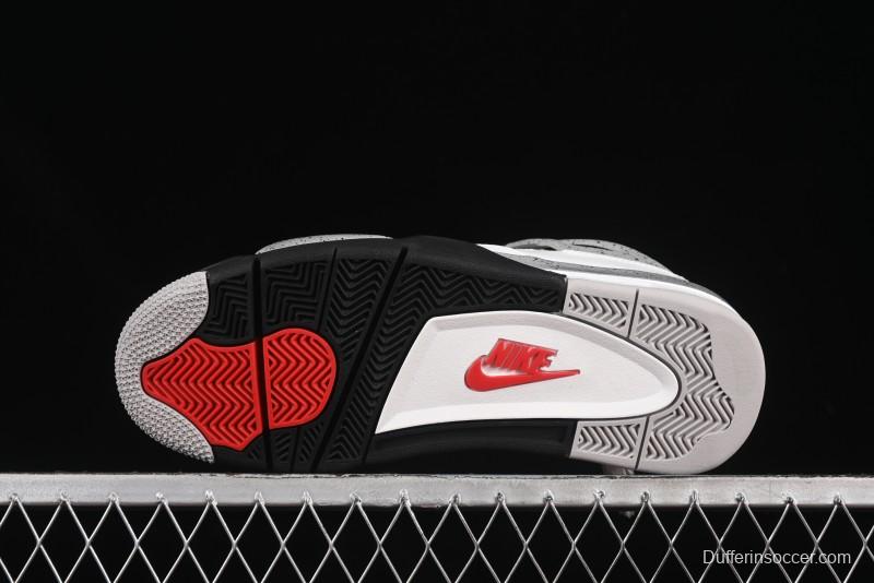 Nike Air Jordan 4 Retro White Cement Basketball Shoes - FV5029-100