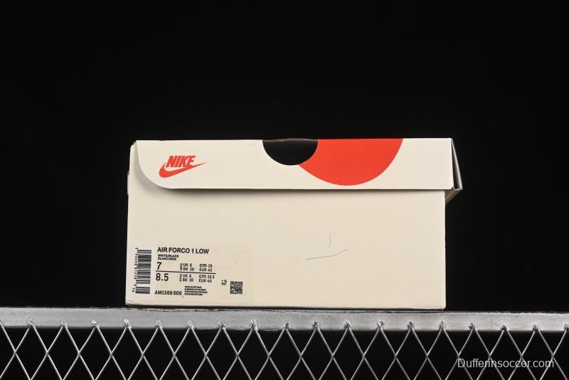 Nike Air Force 1 '07 Low The North Face Collaboration Beige Double Swoosh Casual Sneakers - AM1588-006