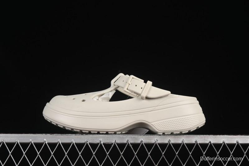 Crocs Mary Jane Classic Simple Casual Beach Clog Sandals - B.D4