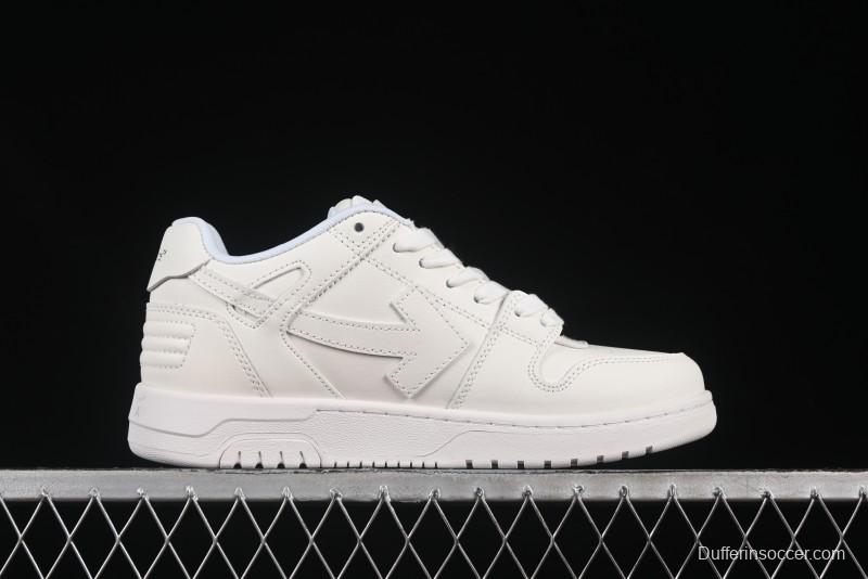 Off-White Out Of Office Low-Top Fashion Sneakers White Blue Star - AJD4