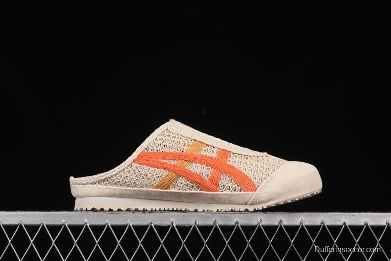 Onitsuka Tiger Mexico 66 Sabot Slip-On Sneakers with Breathable Mesh Upper - 1183C123-251