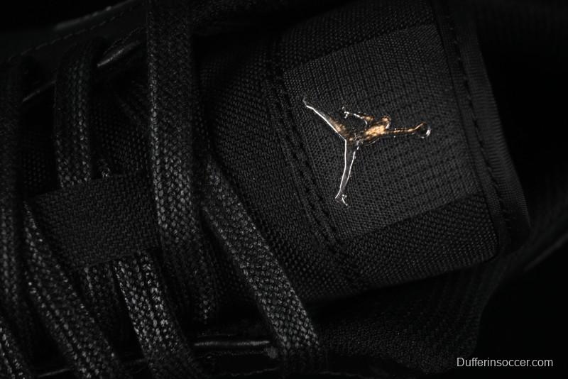 Nike Air Jordan 1 Low AJ1 Basketball Shoes Black White Canvas Leather Panel - HV5968-001