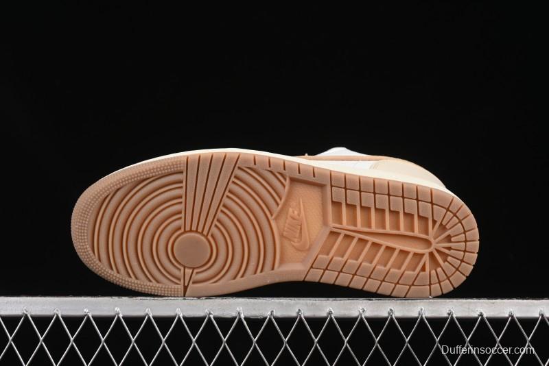 Nike Air Jordan 1 Low "Dongdan" Casual Sneakers in Coconut Milk White - IB8855-121