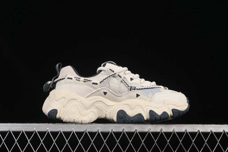 Fila Heritage Fluid Cat Paw 5.0 Retro Dad Shoes with Lace-Up Design - F12W432101FSH