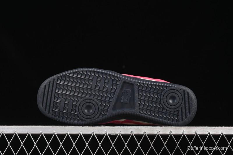 Onitsuka Tiger Tokuten Low-Top Casual Sneakers with T-TOE Reinforcement and Retro Indoor Sole - 1183B938-100