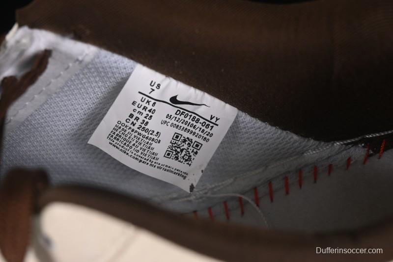 Nike Air Force 1 '07 Low BAPE Collaboration Beige Brown Graffiti Swoosh Casual Sneakers - DF0188-061