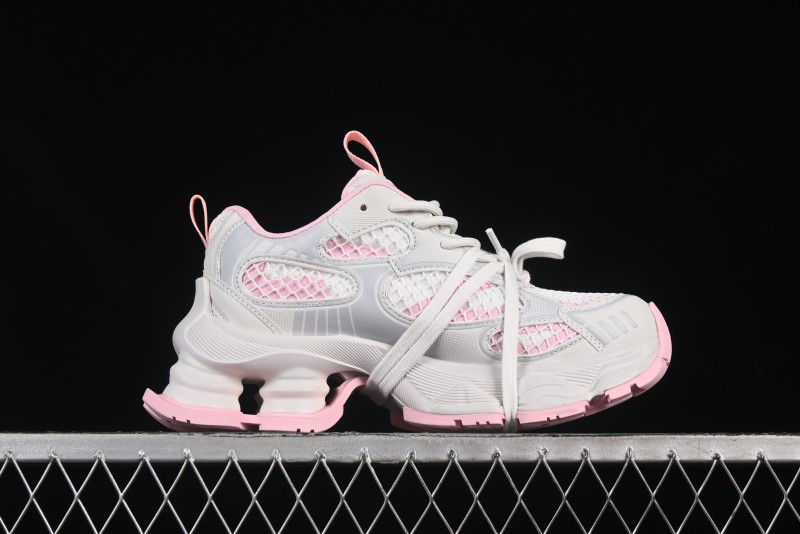 GG-CC Starry Sky Particle Silver White Lace-up Hollow Out Chunky Sneakers with 5cm Height Boost - G25U9778
