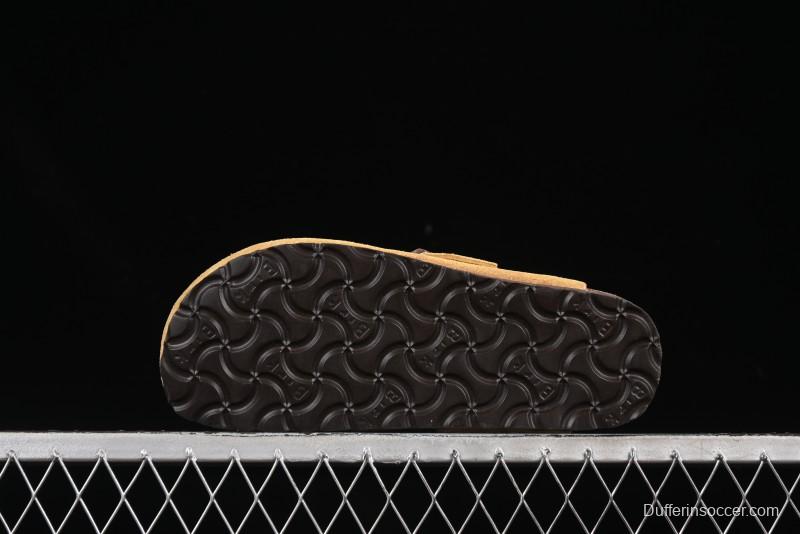 Birkenstock Arizona Soft Footbed Sandals with Suede Leather and Lambswool Lining - G.D4